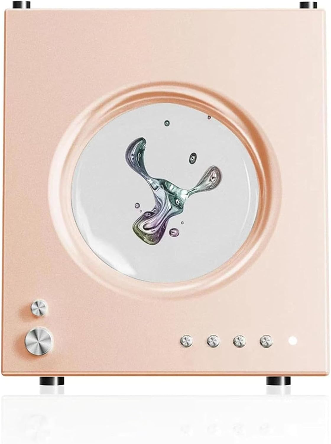 Color Magnetic Fluid Bluetooth Speaker, Portable Theater Audio Music Pickup，360&deg; Surround Sound Home with Subwoofer, Dancing Ferrofluid with Music Rhythm, for Home Tv Computer Office Desktop Decor