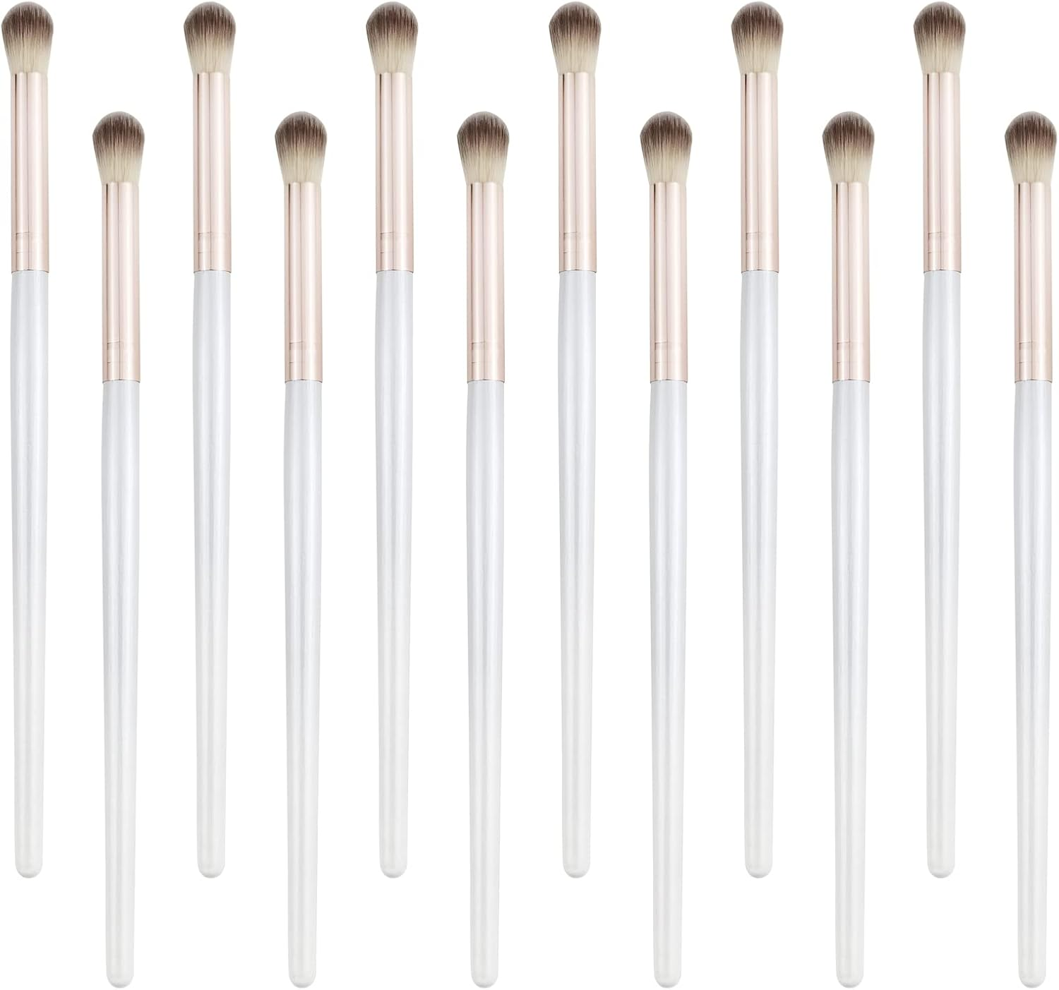 Donleeving 12 PCS Eyelash Cleaning Brush for Lash Extension, Wash Extension Lash Shampoo Brushes, Fluffy Cleaning Bath Makeup Eyelash Eyeshadow Brush Set image number 6