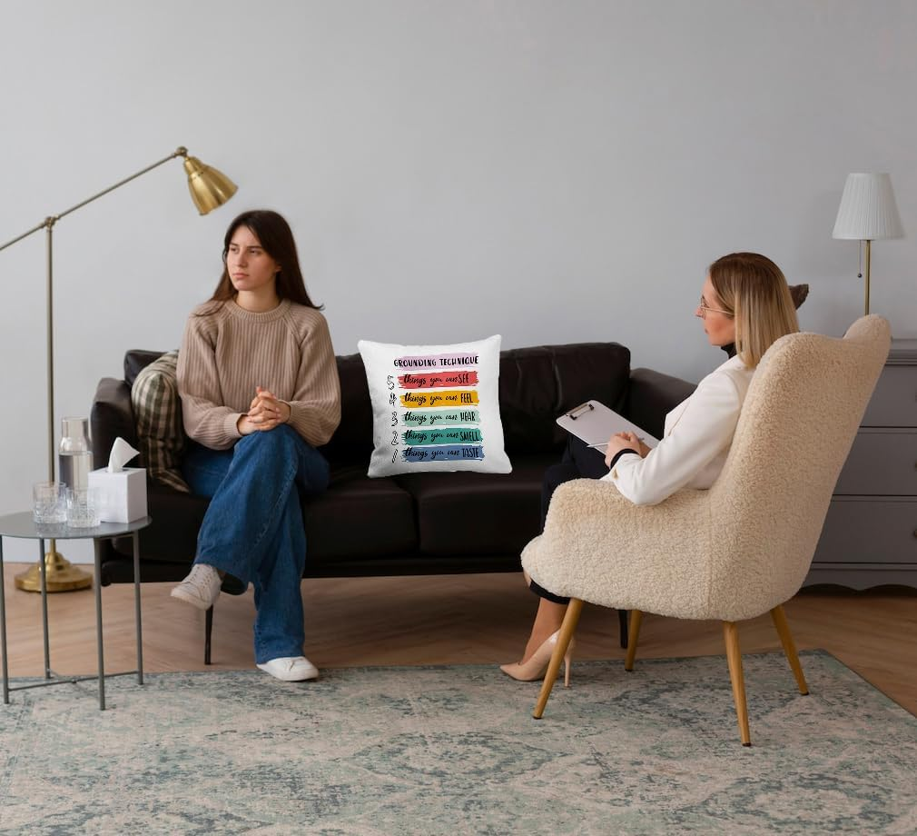 Nogrit Sensory Room Must Haves Counseling Office Must Haves,Counselor Office Must Haves Classroom Pillows Cover 18X18,School Counselor Office Must Haves Counseling Office Decor Pillow Covers