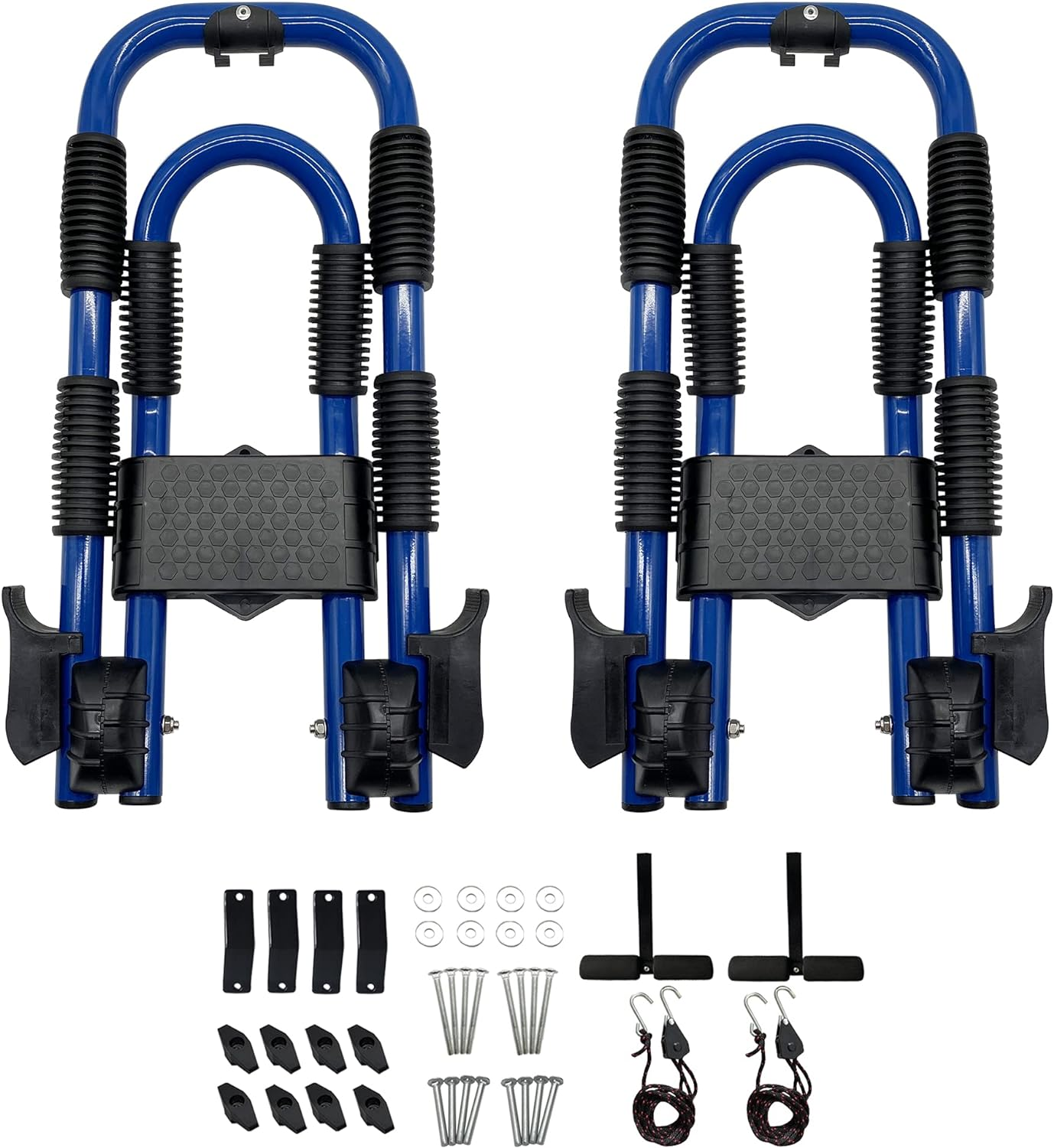 Kayak Roof Rack, J-Style Folding Kayak Racks for Car SUV Roof Rack-Blue image number 2