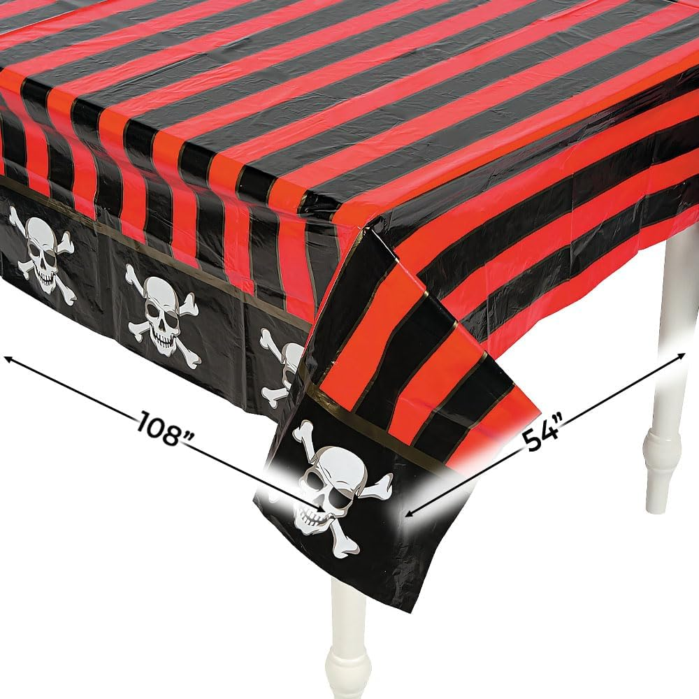 Fun Express Pirate Printed Tablecover image number 1