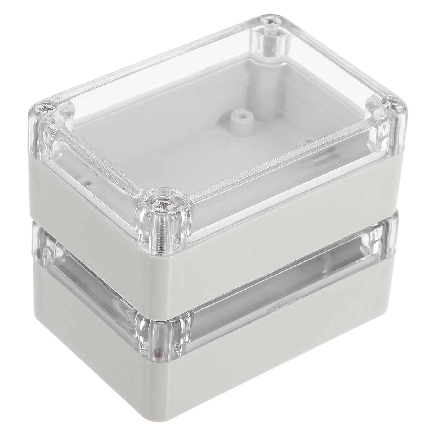 TOMETURE 2Pcs Waterproof ABS Electrical Box with Cover Outdoor Junction Project Enclosure Case Plastic Cable Electronics Housing for Industrial DIY Use image number 3