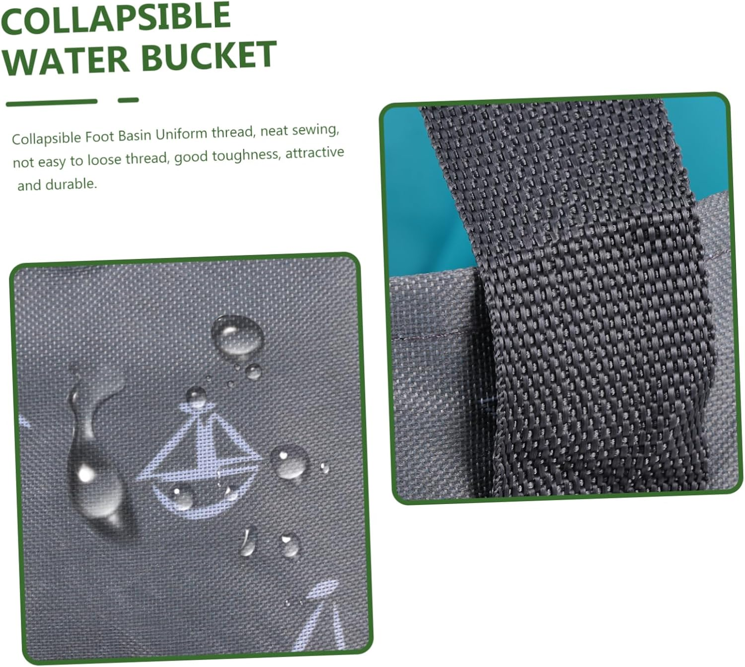 WOFASHPURET Foot Bath Basin Soaking Bucket for Adults Boys and Girls Portable Folding Tub Multi-Functional Basin Camping Water Bucket image number 6