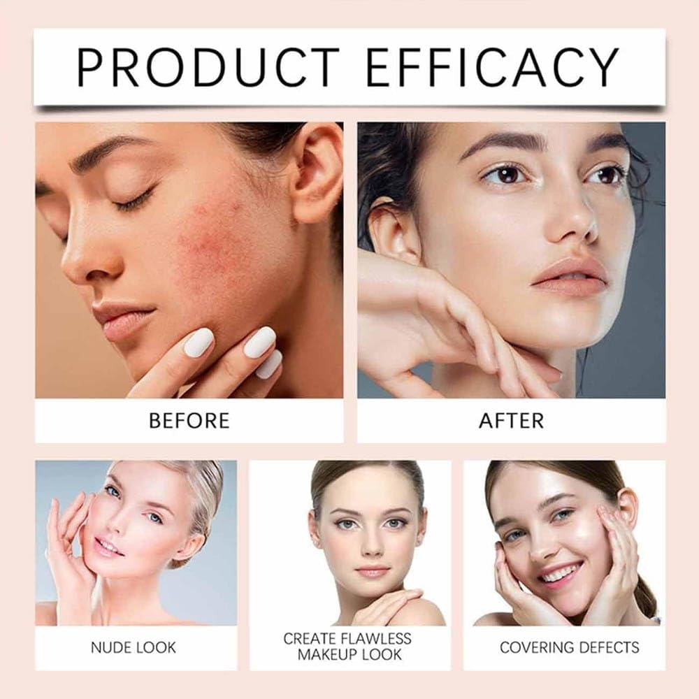 BB Tinted Care Primer with Brush,Bb Cream Tinted Moisturizer with Broad Spectrum,Bb Tinted Moisturizer,Hydrates & Smooths Your Skin,Brightens,Suitable for Women (Natural, 1Pcs) image number 1