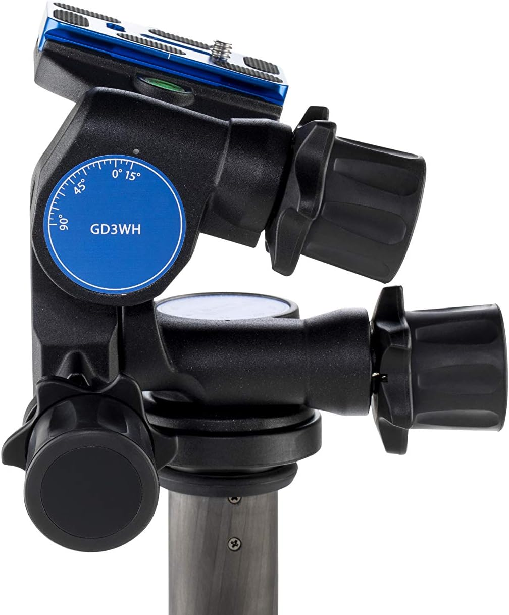Benro 3-Way Geared Head (GD3WH), Black image number 1