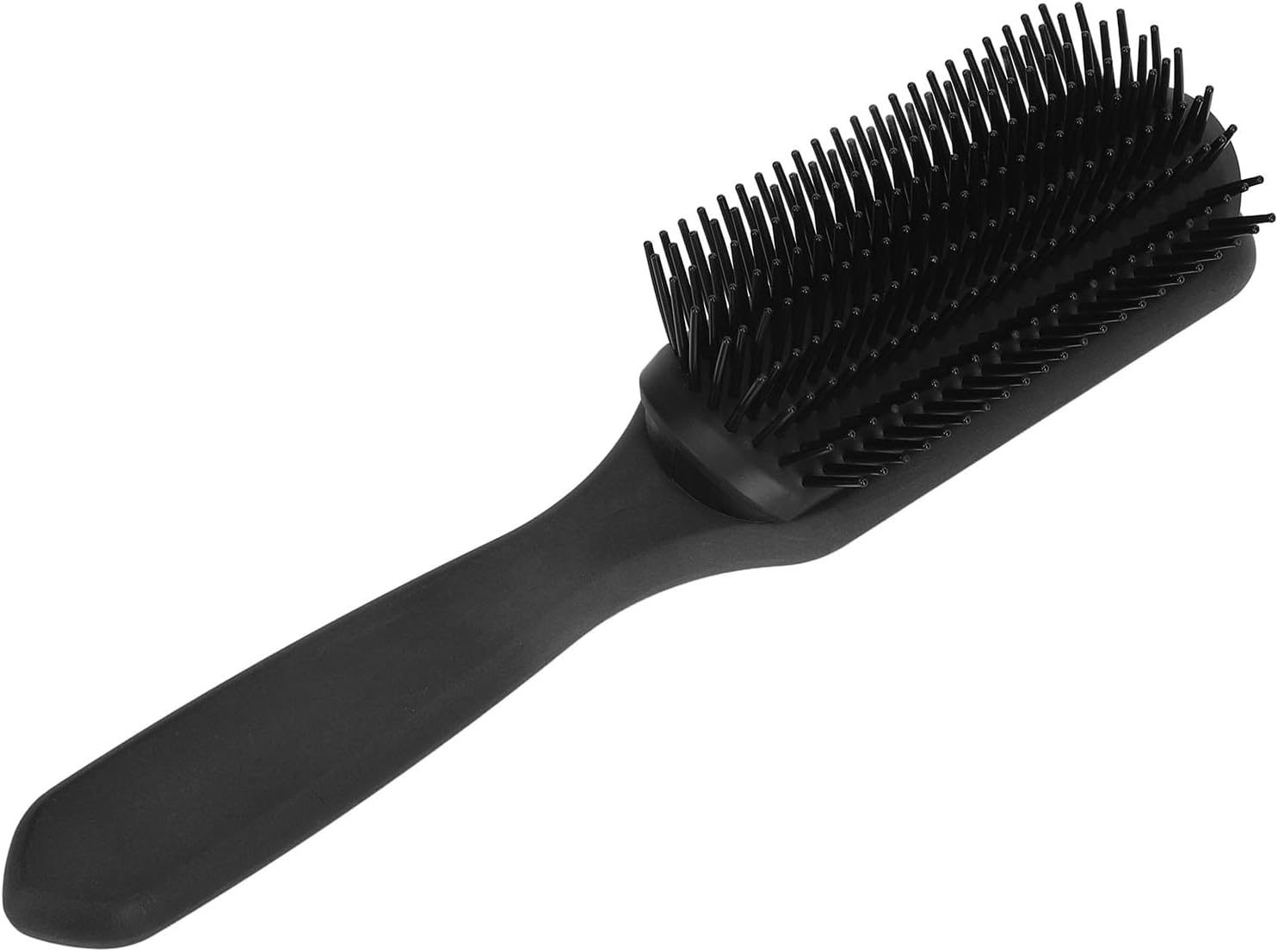 Hair Comb 9 Row Styling Brush, Smoothing Detangling anti Static Brush with Matte Textured Teeth - Gentle and Efficient Hairs Care Tool for Effortless Hairstyling