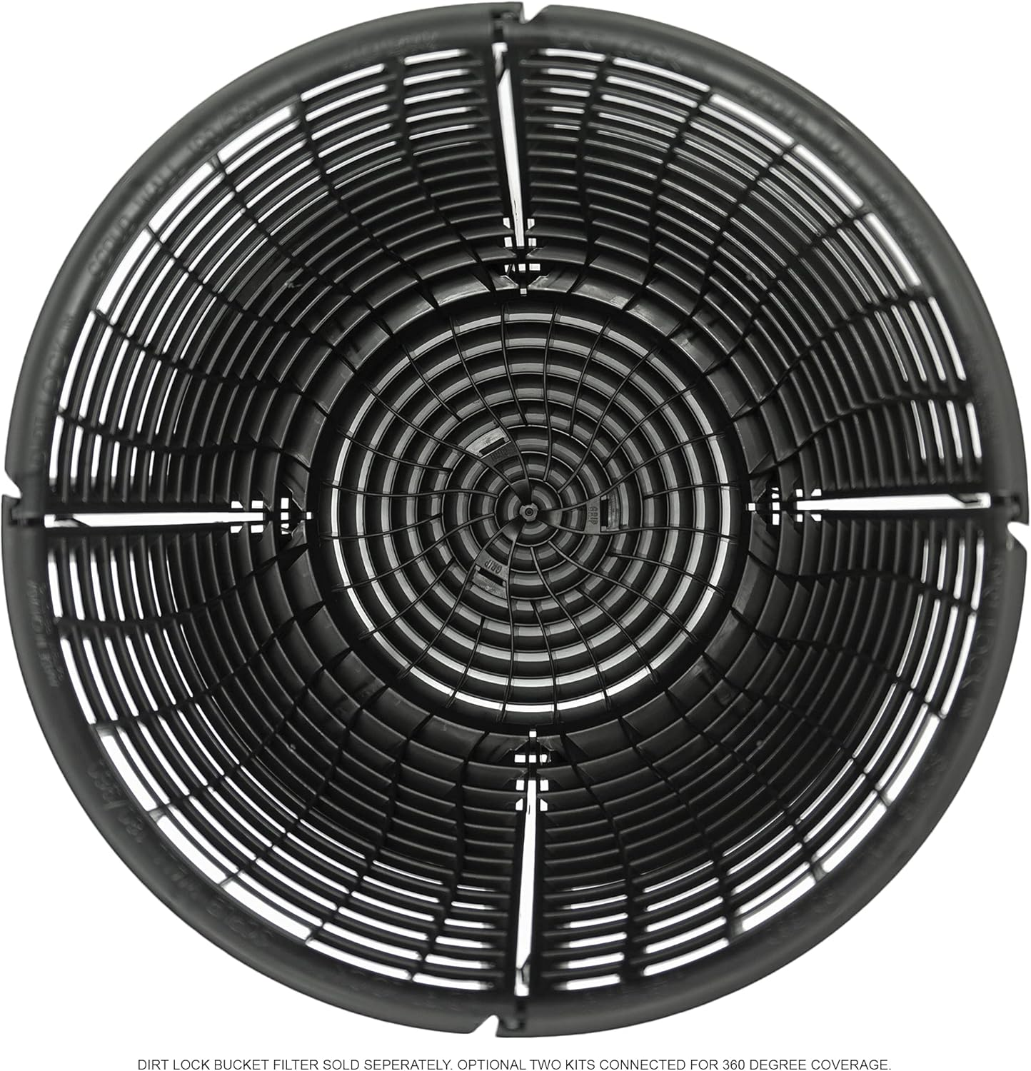 Detail GUARDZ Dirt Lock Scrub Wall 180/360 for Car Wash Bucket Filter Washboard (Black) image number 6