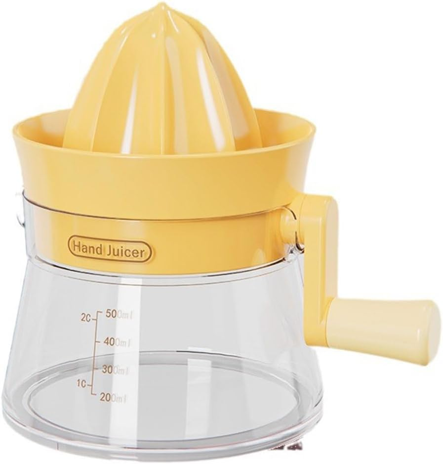 AIMALL Multi-Functional Manual Juicer for Orange and Lemon, Small Household Citrus Juicer with Pulp Separator, Durable Hand Press Fruit Juicer