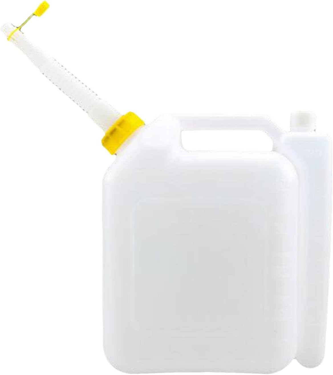 Generic Fuel Oil Mixing Bottle 2-Stroke Large Capacity Ratio Bottle Fuel Mixing Bottle Canister Thickened Fuel Mix for Dispensing Engine, 4L with Spout image number 1