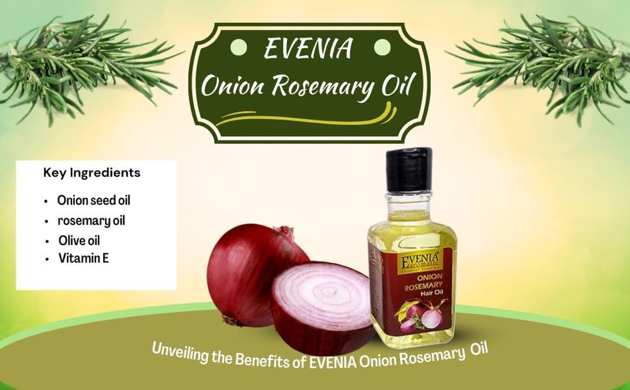 EVENIA AROMATIC ONION ROSEMARY HAIR OIL 120ML. image number 4