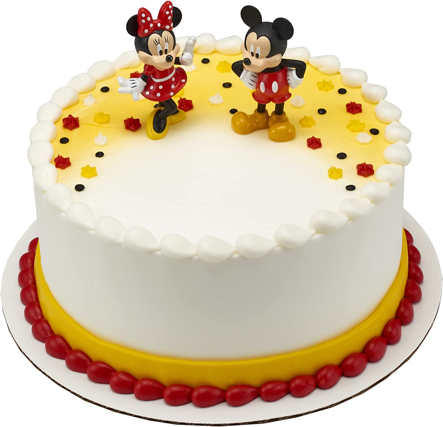 Decoset&reg; Disney Mickey Mouse and Minnie Mouse Cake Topper, 2-Piece Topper Set, Durable Food-Safe Plastic image number 6