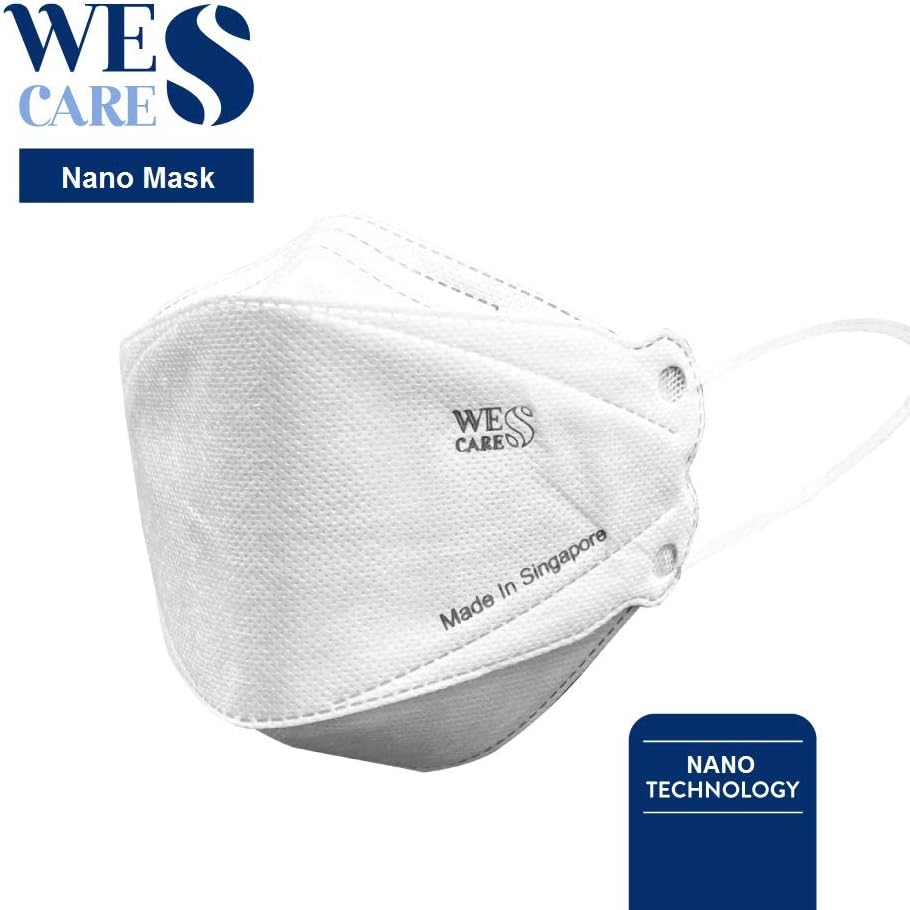 [5Pcs] Wes Care Nanomask Reusable | Made in Singapore | UV Clean, Soft & Comfortable, Easy to Breathe, Convenient Pack | Ships from Australia image number 5