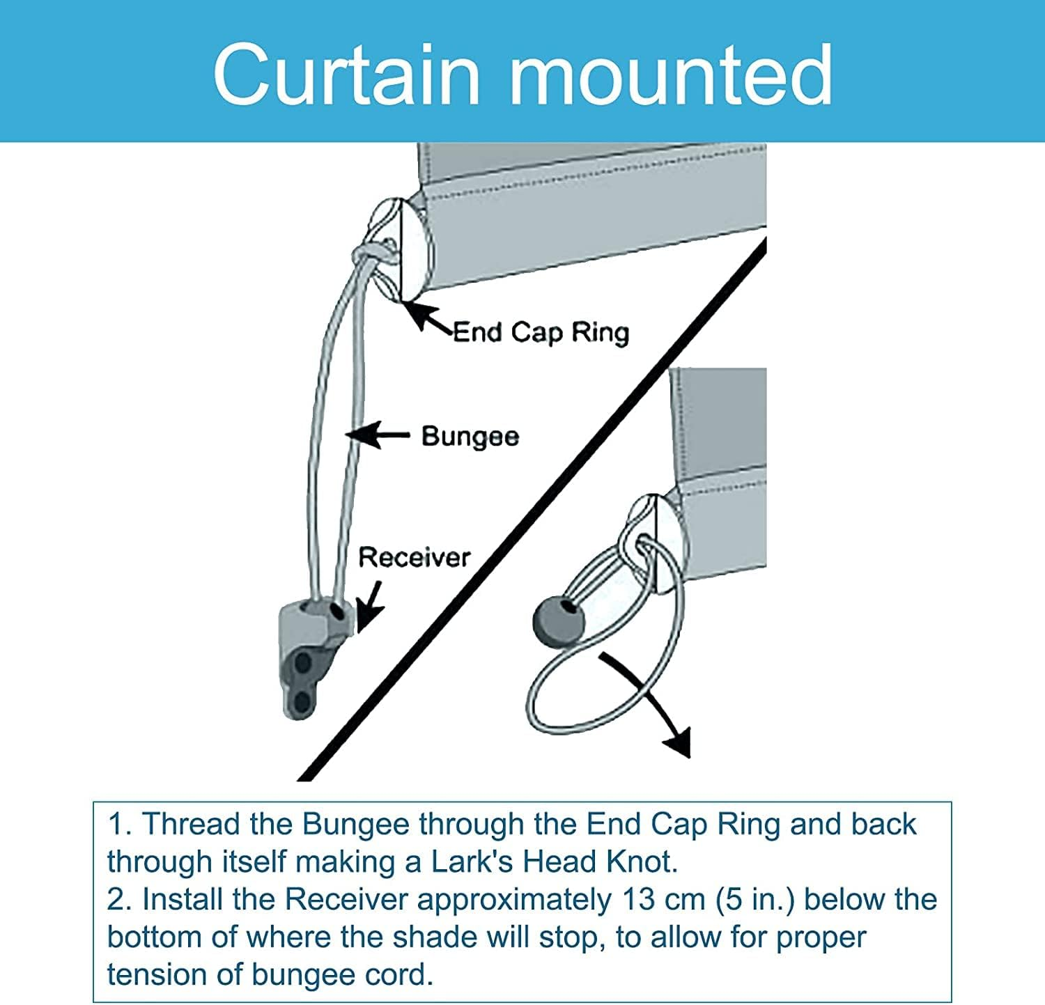 Pull Ring End Cover 3 Sets, General for Outdoor Roller Shutter/Indoor Roller Shutter Replacement Accessories (Black) image number 6