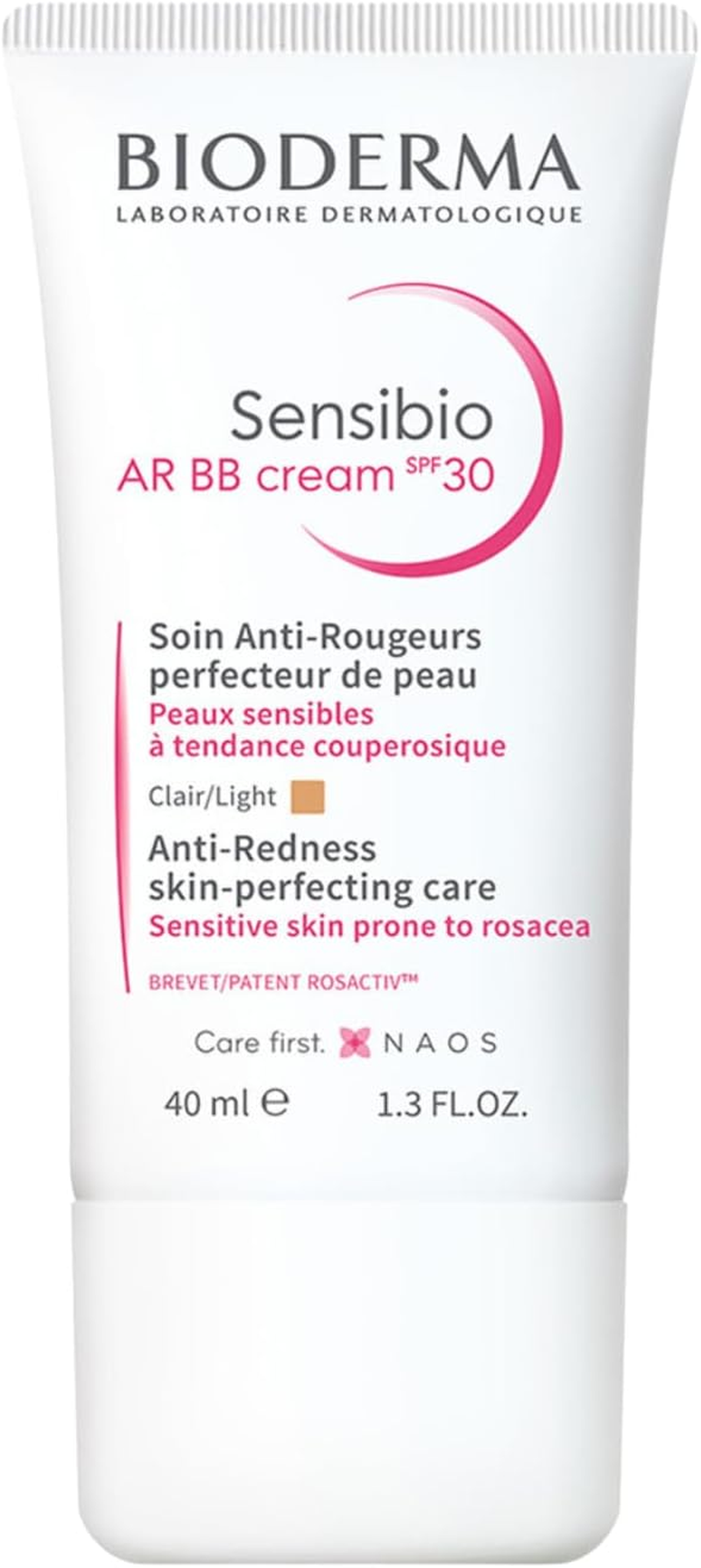 Bioderma - Sensibio - AR Cream BB Cream SPF 30 - Anti-Redness Skin Perfecting Care Cream for Sensitive Skin, Rosacea, 40Ml image number 1
