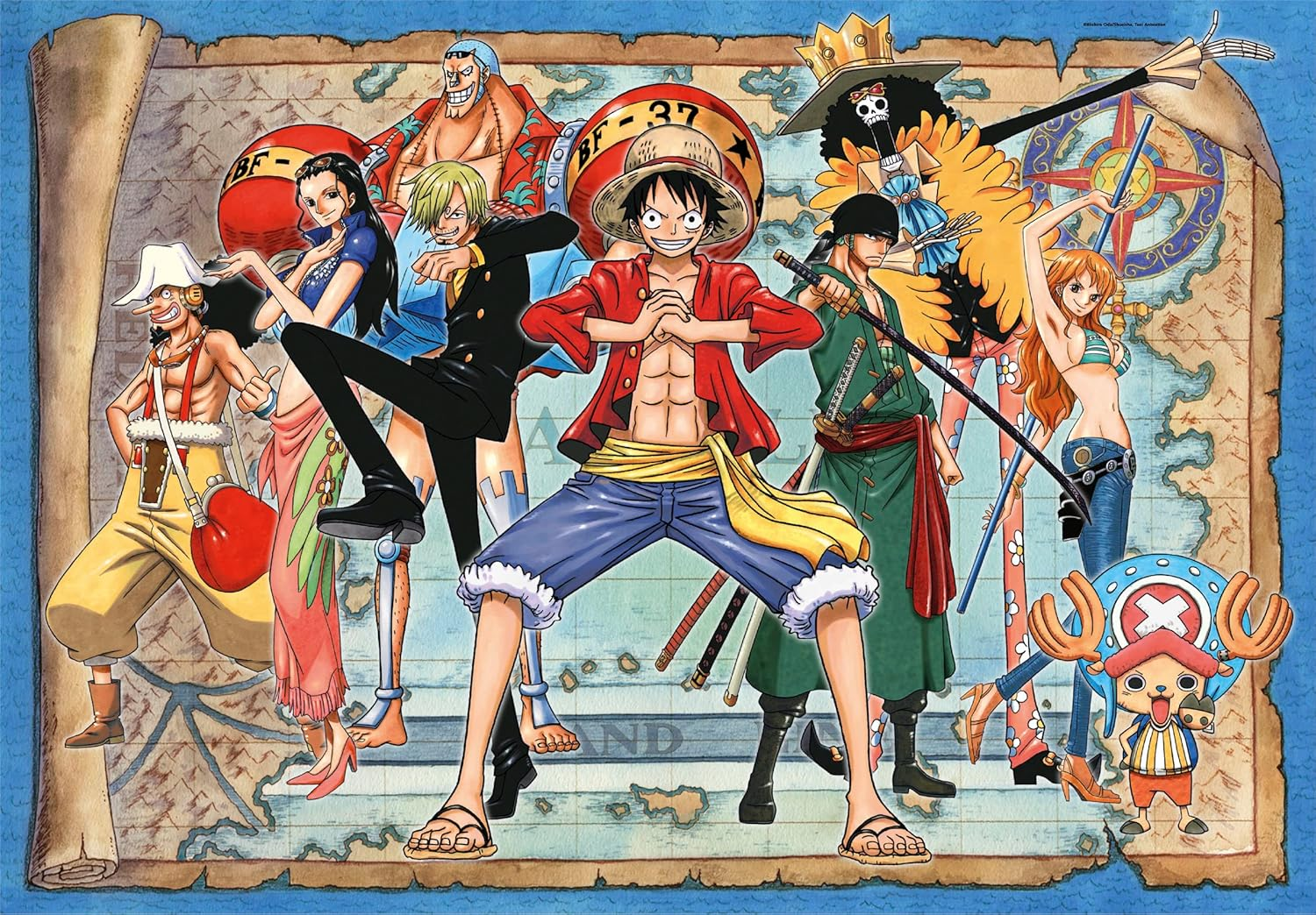 Clementoni Jigsaw Puzzle Collection - Anime Cube - One Piece 500 Pieces - Puzzle for Adults 14-99 Years, Men/Women, Made in Italy, 35136 image number 3