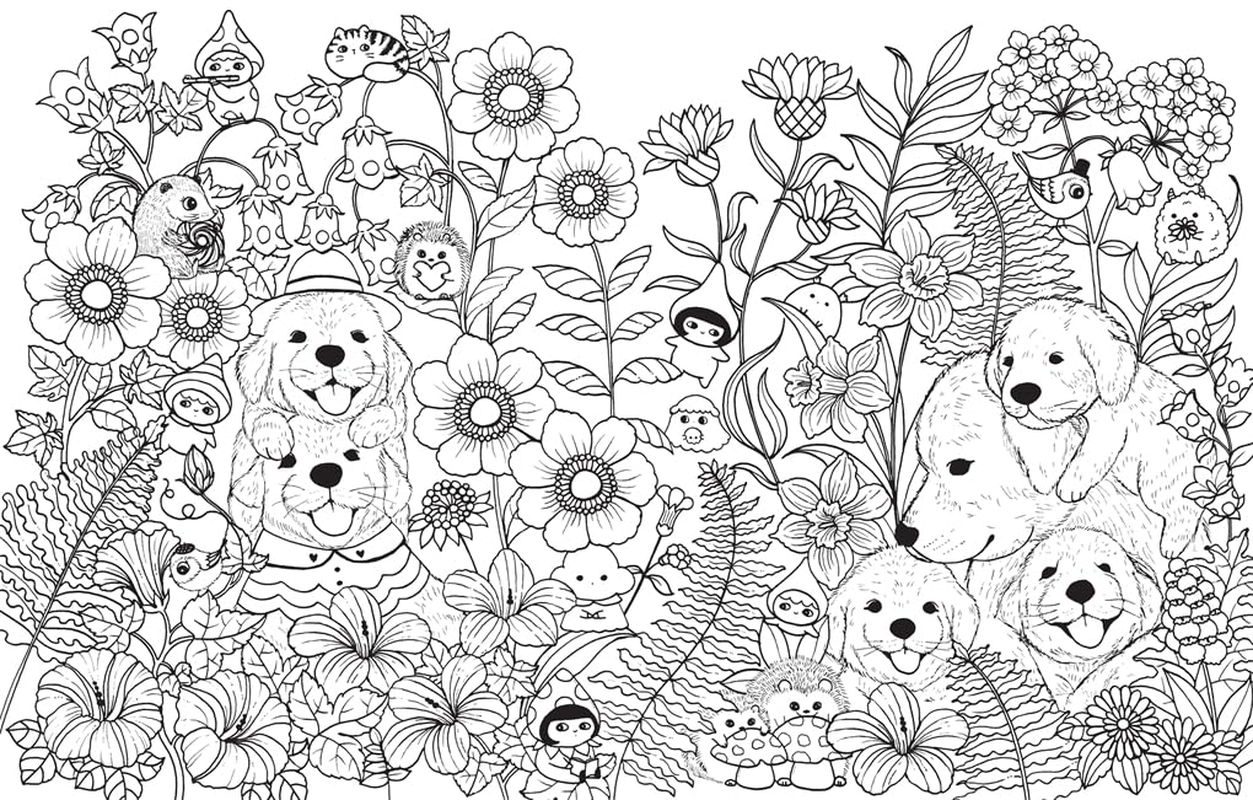 A Million Puppies: Paw-Some Pooches to Colour (Volume 16) image number 3