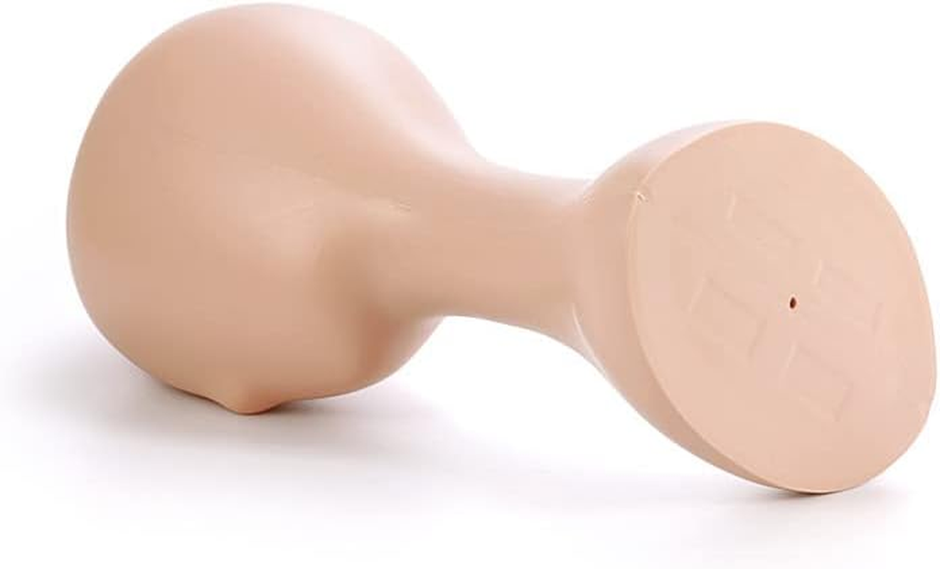 Plastic Female Mannequin Wig Hair Hat Scarf Manikin Head Model Display Stand (Natural) image number 3