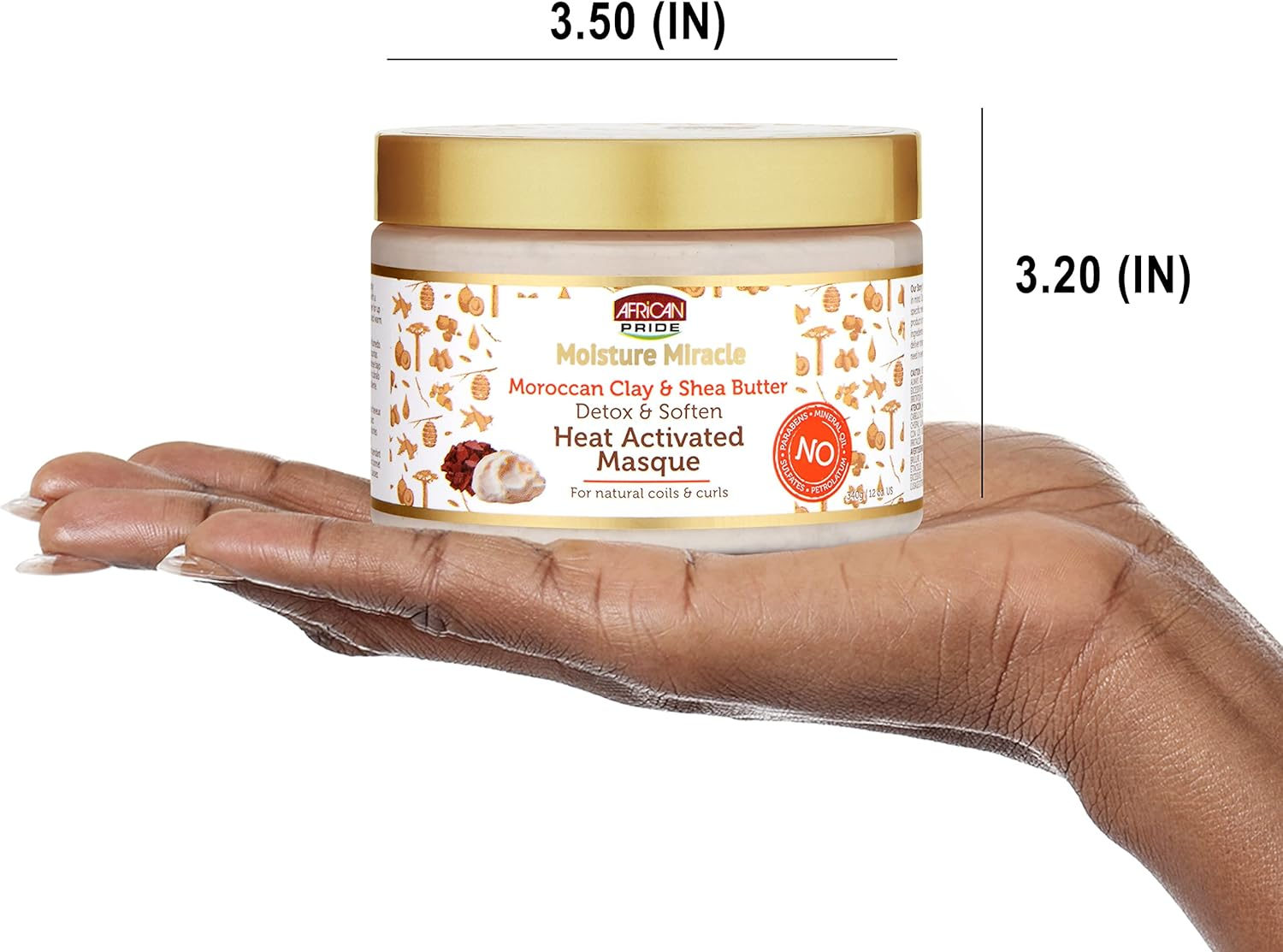 NEW AFRICAN PRIDE MOIST MIRACLE DETOX & SOFTEN HEAT ACTIVATED MASQUE 350Ml image number 5