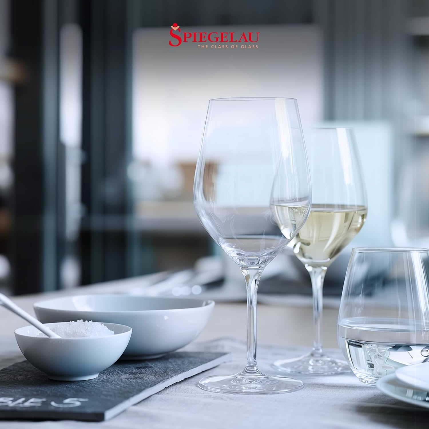 Spiegelau Authentis White Wine Glass, Clear &ndash; Fine Crystal Glass for Enhancing Aroma & Balancing Sweetness &ndash; Machine-Made with Mousse Point for Sparkling Freshness &ndash; 420 Ml Capacity (Pack of 4) image number 6