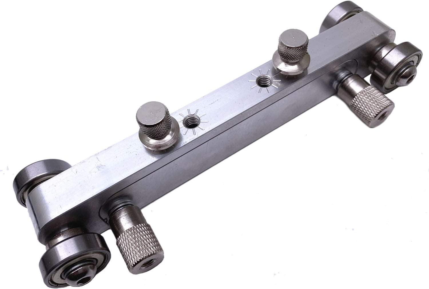 Jiayouy Adjustable Guitar Nut & Bridge Sander Luthier Tool for Electric Acoustic Guitar Bass Silver image number 5