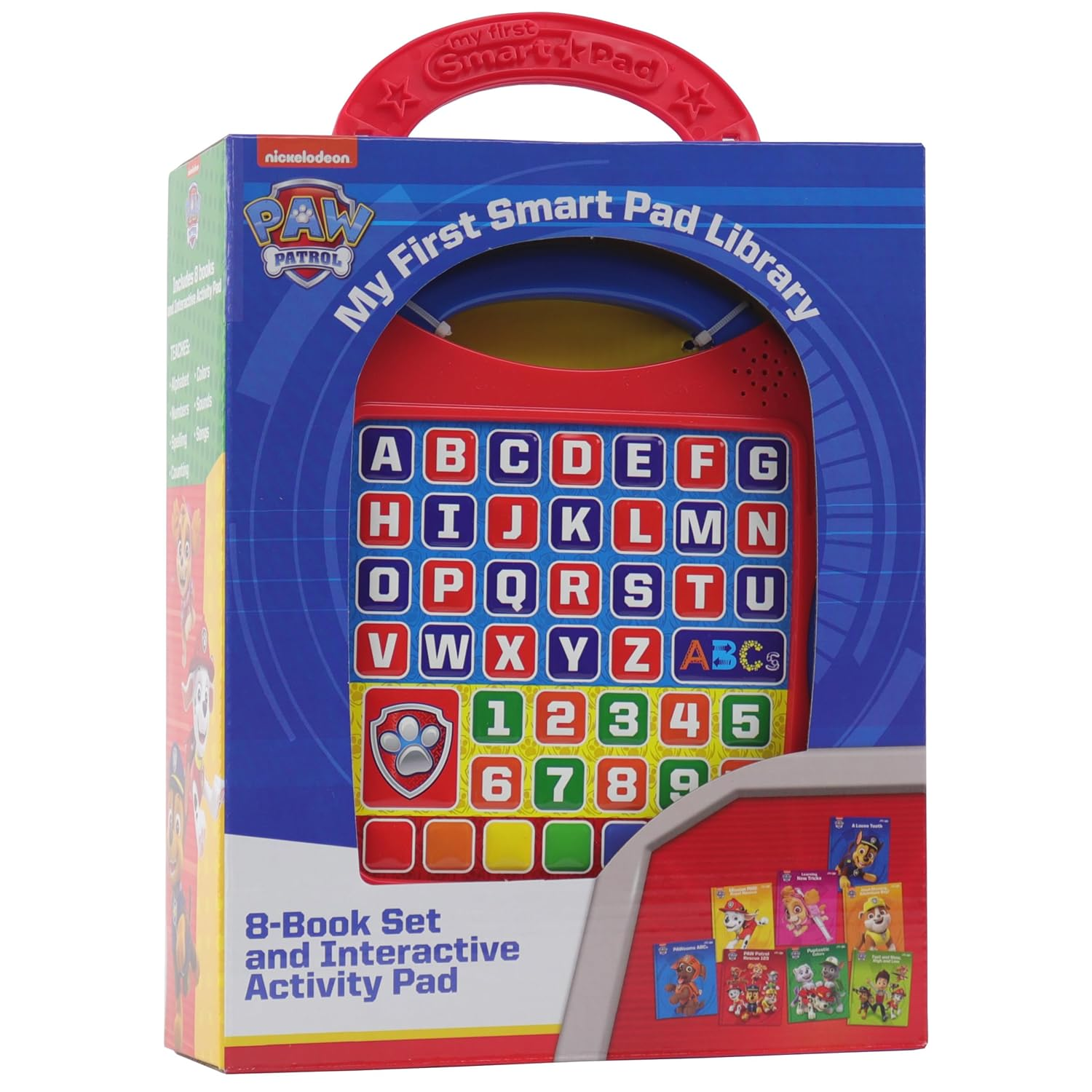 Nickelodeon PAW Patrol: My First Smart Pad Library 8-Book Set and Interactive Activity Pad Sound Book Set