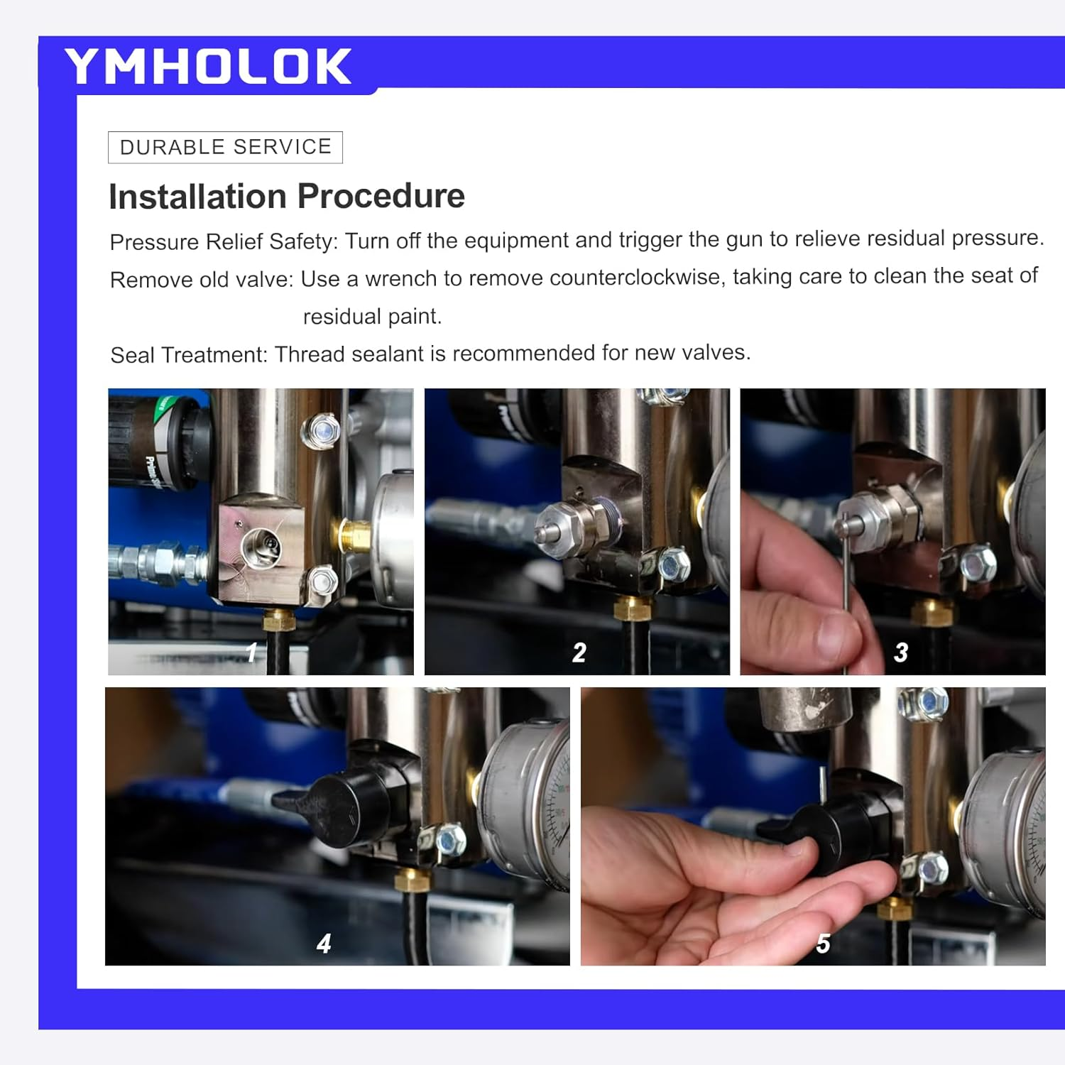 2PCS 235014 Airless Prime Spray Drain Dump Valve Repair Kit Fit for Graco 210 230 495 595 3400 390 395 490 495 595 Airless Paint Sprayer image number 1