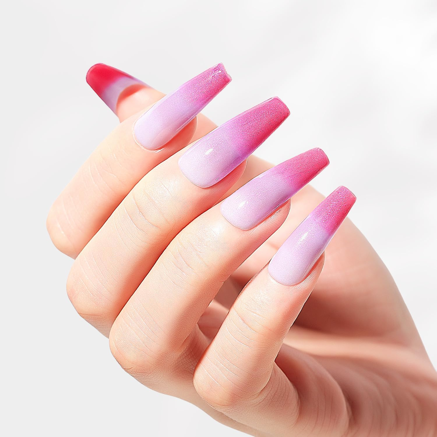 AIMEILI Soak off UV LED Temperature Colour Changing Chameleon Gel Nail Polish 10Ml 02