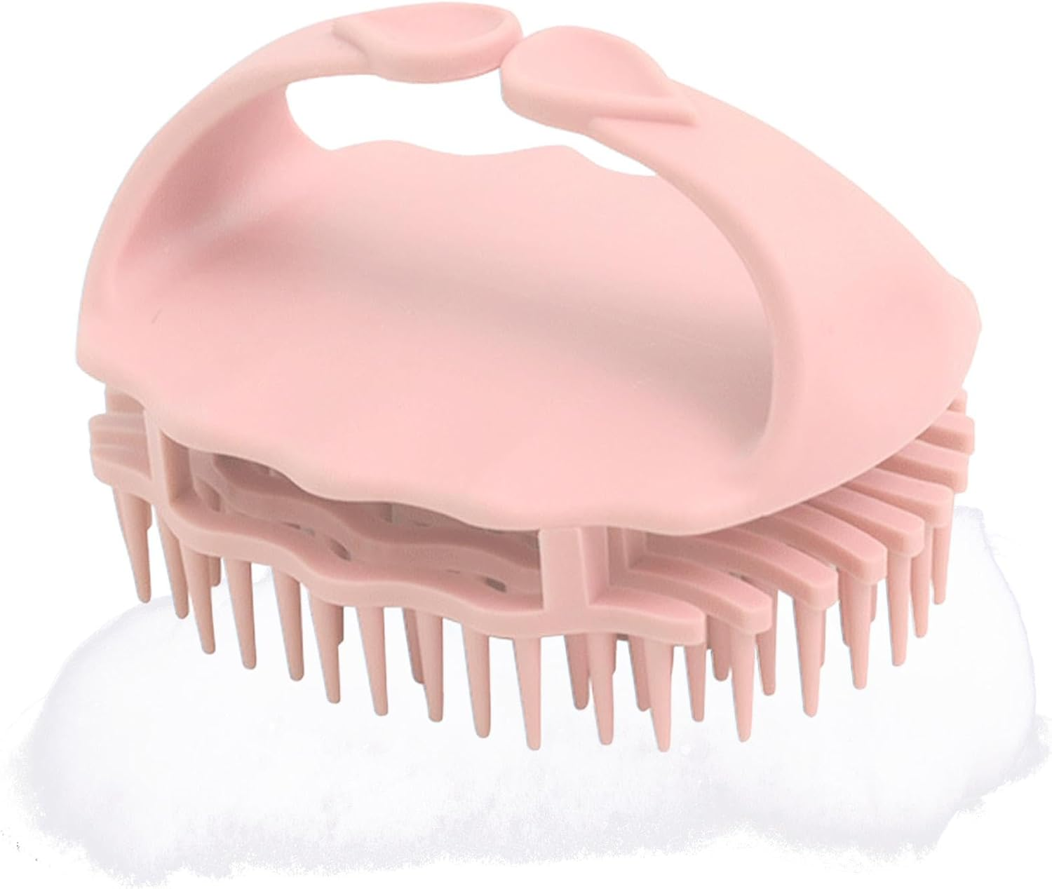 Hair Shampoo Brush | Hair Shampoo Comb | Soft Scalp Scrubber with Handle for Head Massage, Scalp Brush for Most Hair Types