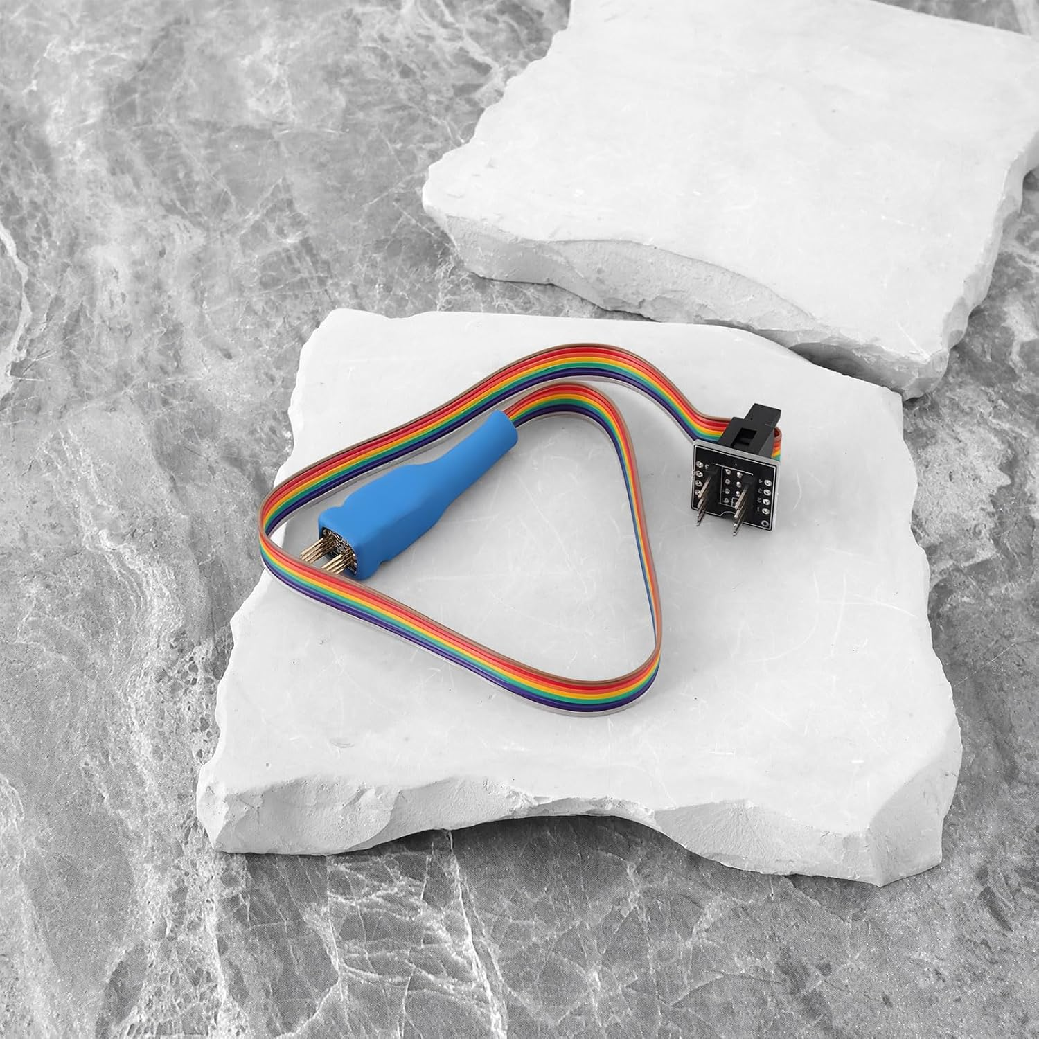 1.27Mm 8-Pin Test Probe Line 5X6Mm for DFN8 QFN8 WSON8 Chip Programming IC Socket Adapter for Burning and Reading Connector image number 3