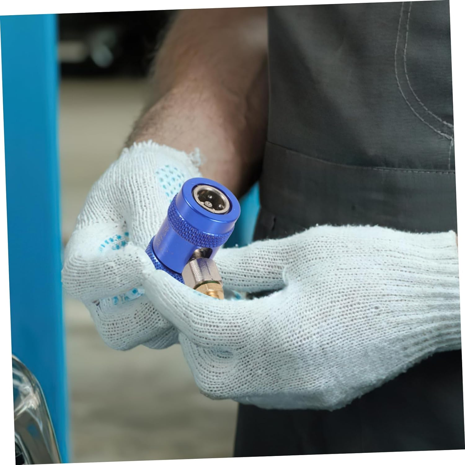 Ibasenice 4Pcs Automotive Refrigerant Connector Adjustable for Car Air Conditioner Adapters Made of Alloy image number 6