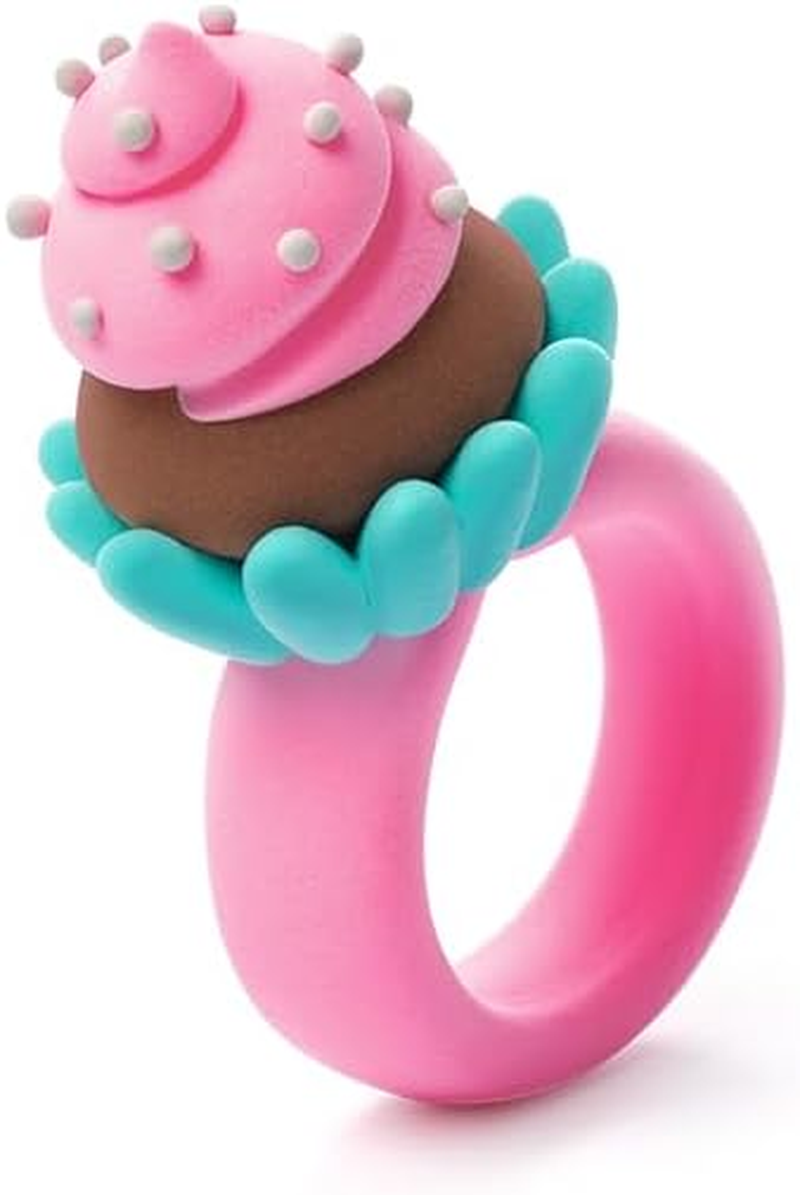 Hey Clay Bijou Sweet Rings - Clay Kit for DIY Accessories - Air Dry Clay with Tools and Interactive App for Kids Ages 4-8 image number 4