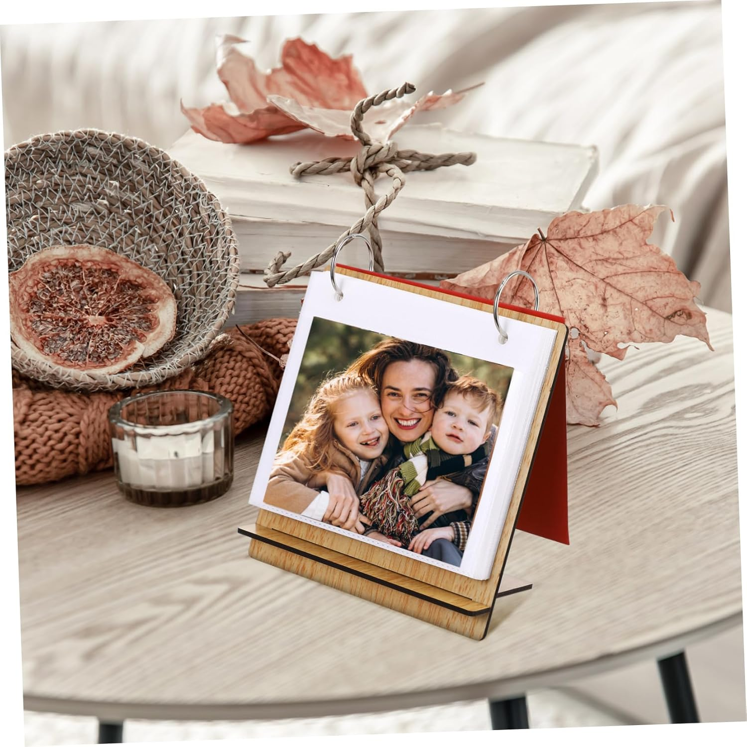 Generic Photo Album with Ample Storage Durable Pages Multi Function Picture Frame for Desk Display for Shower Decorations and Growth Memories image number 2