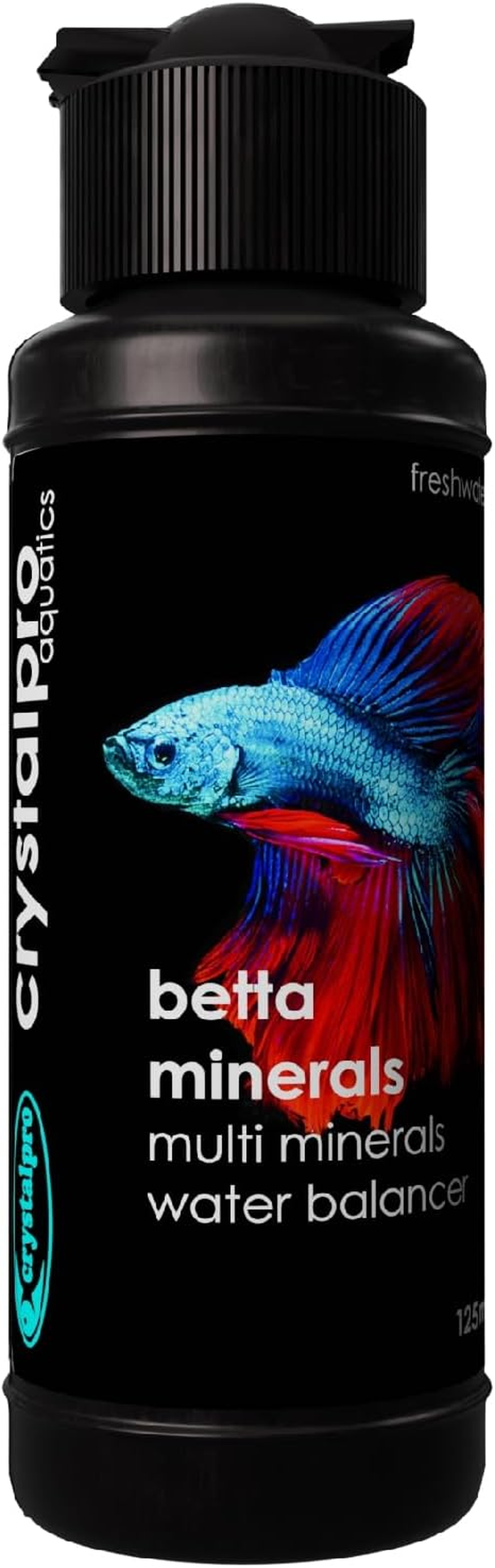 Crystalpro Betta Minerals 4.22 Oz-Mineral Additive for Bettas Replenishes Protective Coat Improves Respiration and General Health Freshwater Aquarium Salt (125 Ml) image number 4