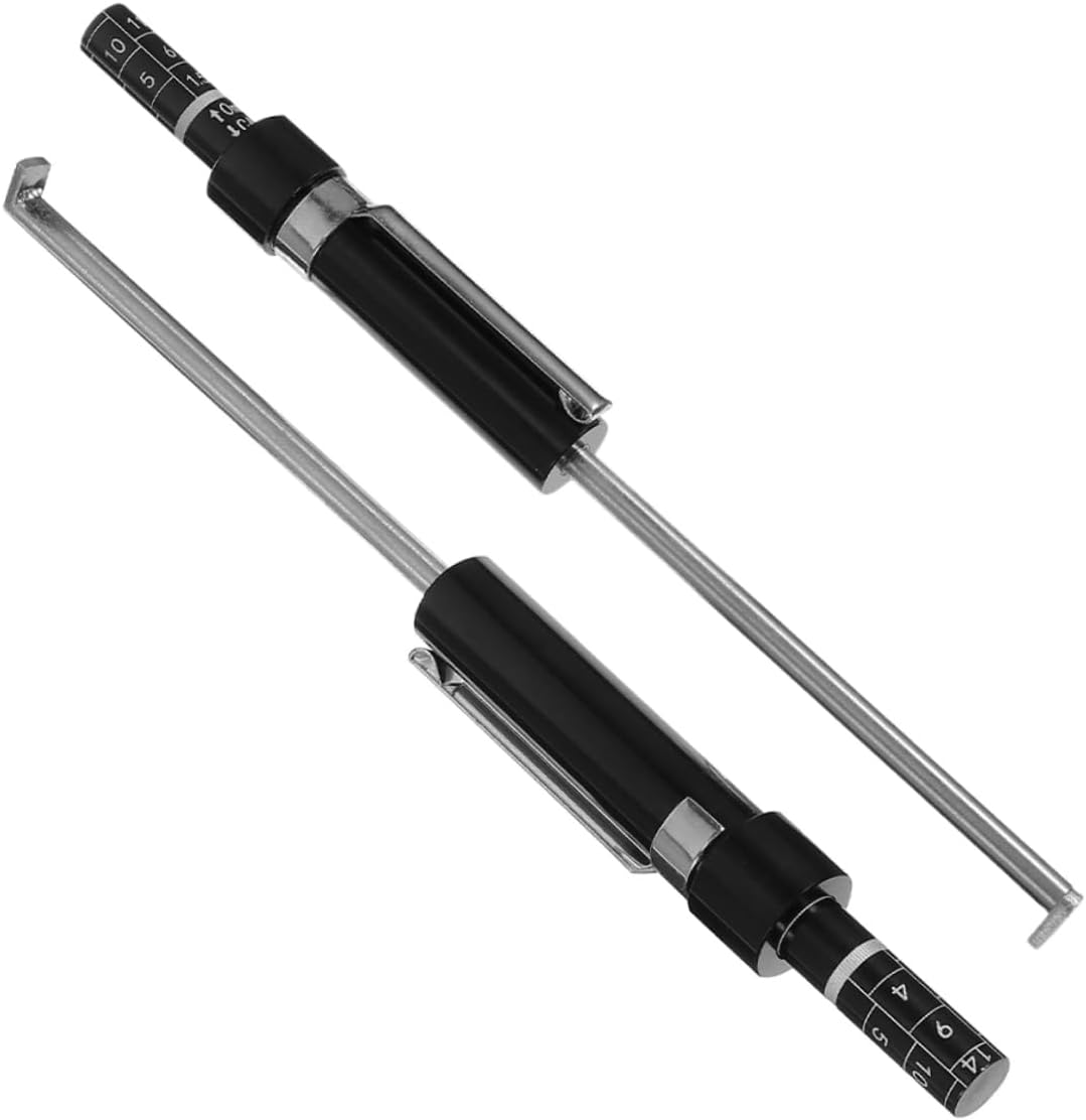 GANAZONO 2Pcs Brake Pad Inspection Tool Car Brake Pad Thickness Gauge Measure Tool Gauge for Measurement Automotive Accessory image number 6