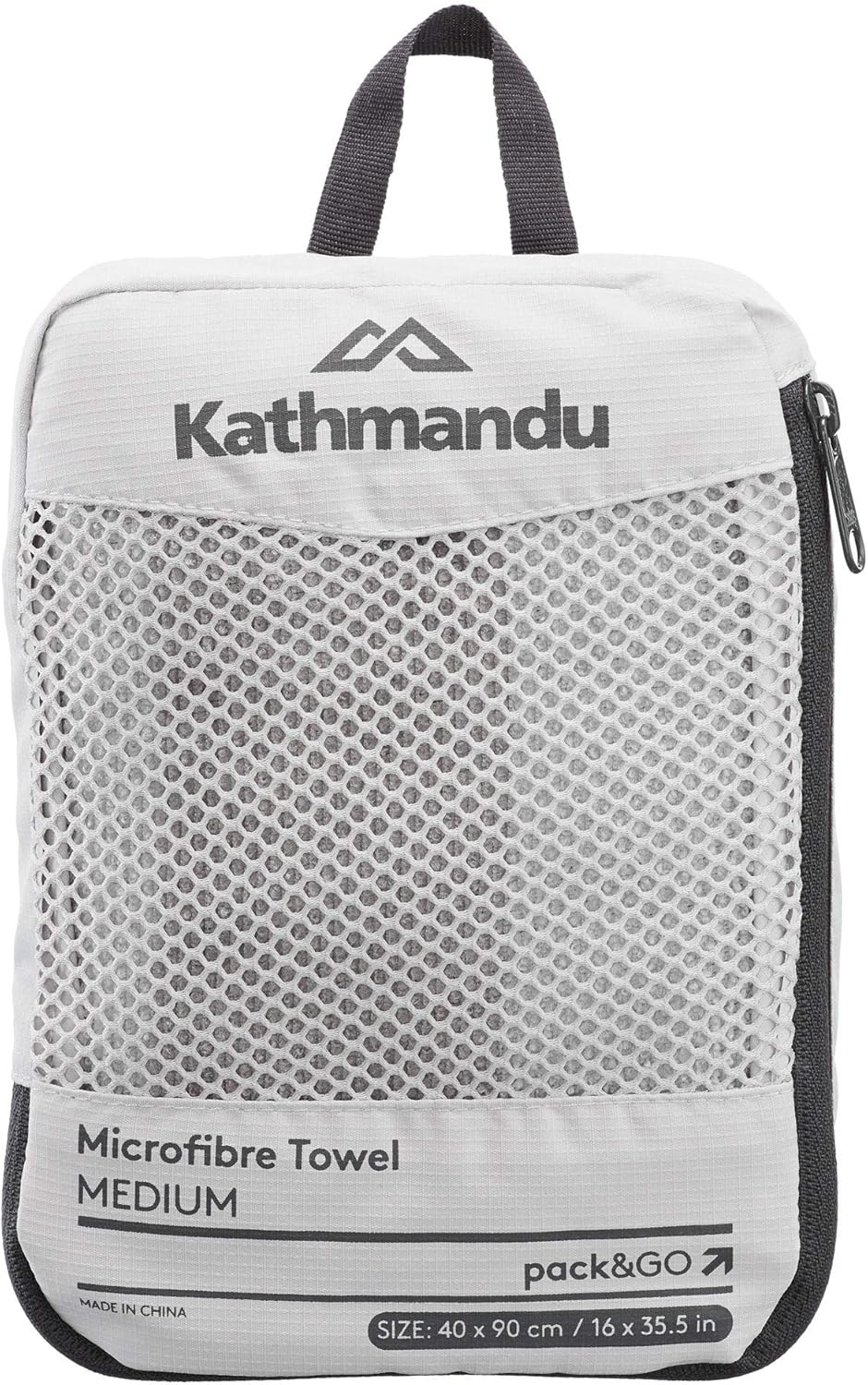 Kathmandu Microfibre Soft Lightweight Absorbent Quickdrying Compact Towel Medium Unisex Dark Blue image number 3