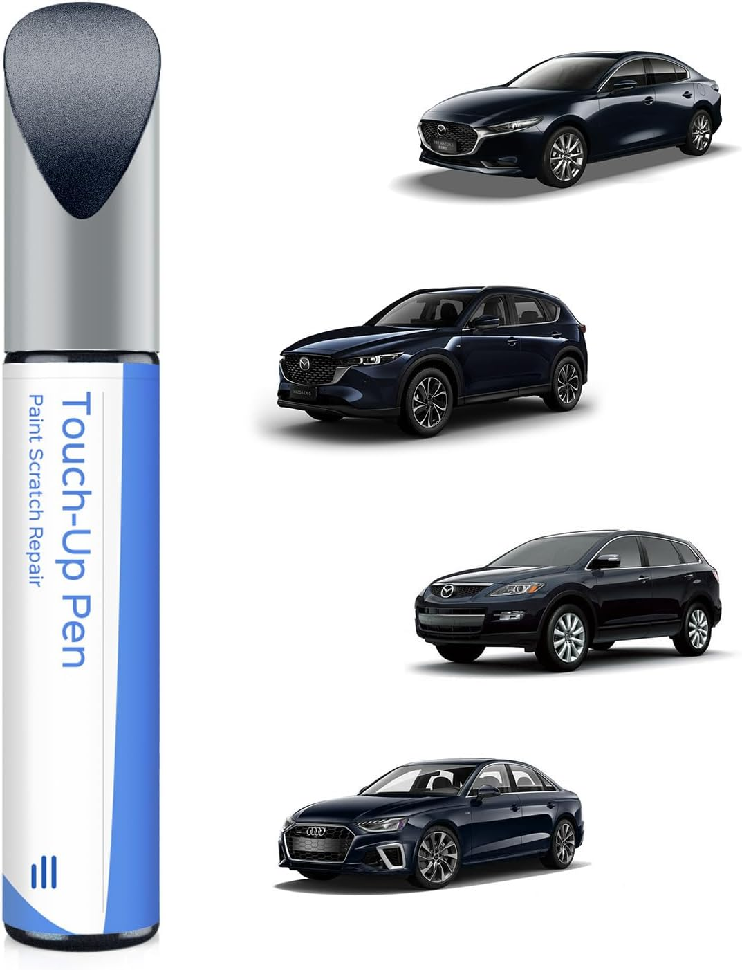 46V Soul Red Crystal Metallic Tricoat Touch up Paint Compatible with Mazda Exact Match Chips and Nicks Touch Up