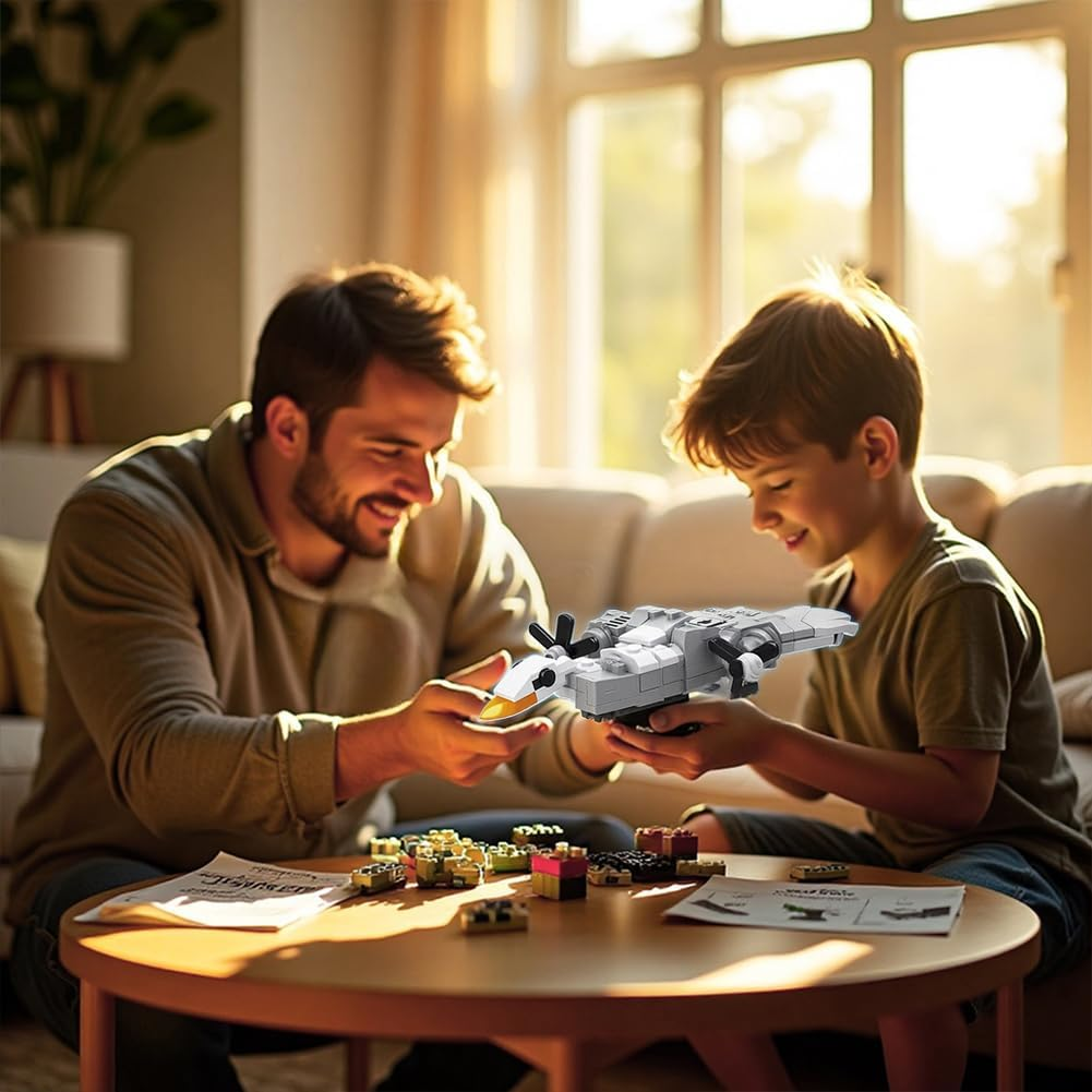 Kouipoie Italian Building Blocks for Children and Adults, Brain Red Tralalero Shark Building Blocks, Fun Weird Stuff to Collect, Creative Toys, Tung Tung Sahur Gift Set (4-460 Pieces)