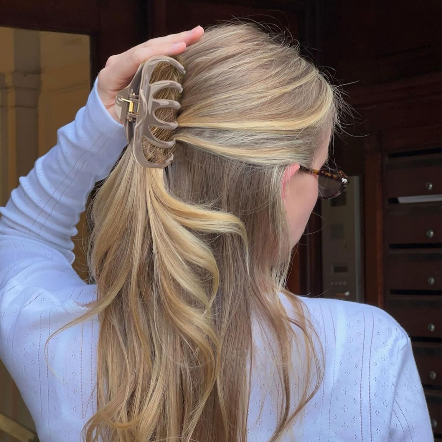 Muorruo 4-Pack Silicone Cloud-Shaped Hair Clips, Soft and Flexible Hair Clips, Gentle Hair Clips for Thin and Thick Hair, Hair Accessories for Women and Girls (Style 1) image number 3