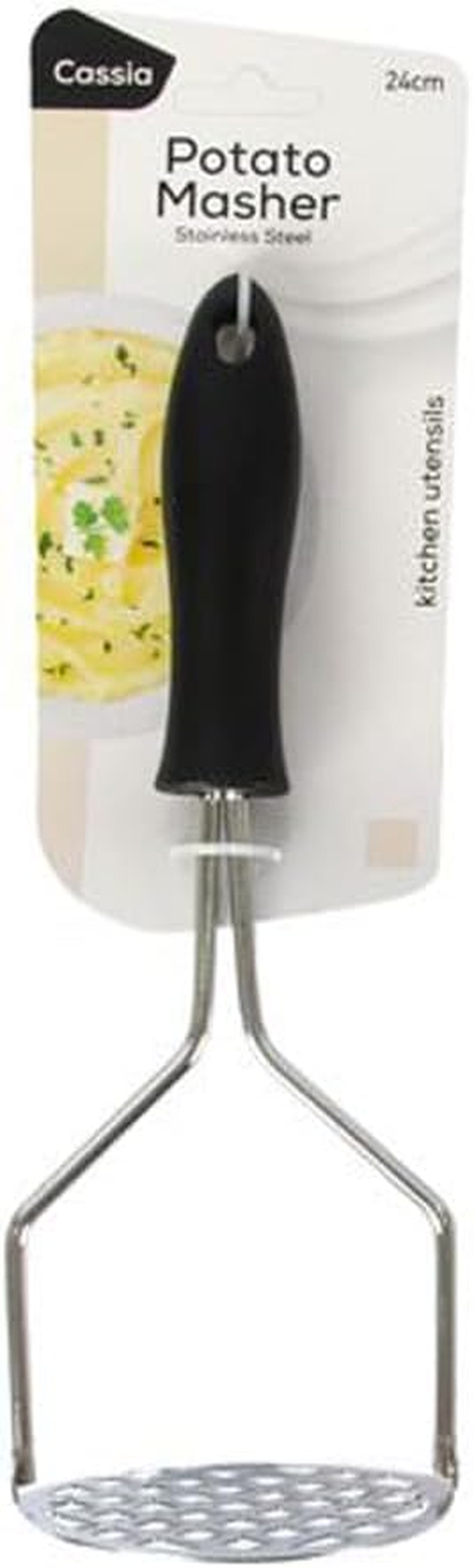 Cassia Stainless Steal Potato Masher image number 2