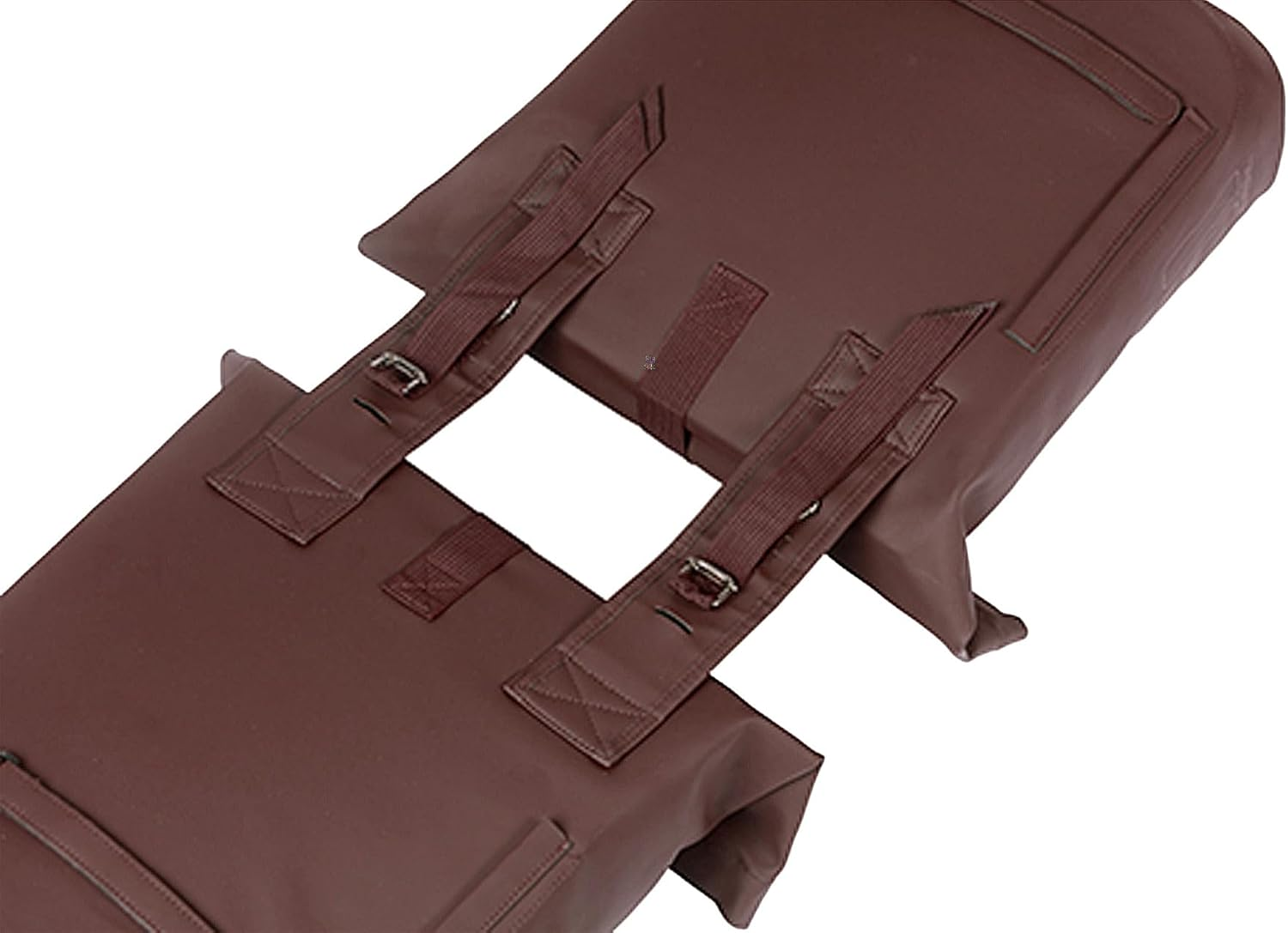 Basil City Bicycle Double Bag, 28-32L, Brown, 12 X 29 X 30 Cm image number 4