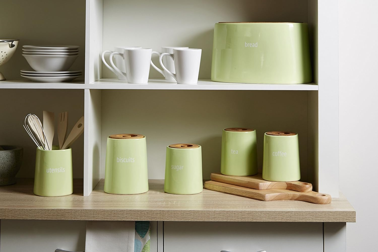 Premier Housewares Fletcher Utensil Jar - Green image number 6