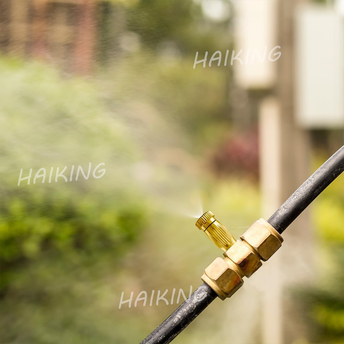 HAIKING Misting Spray Nozzles, 6 PCS Brass Misting Nozzle for Outdoor Cooling System (0.15 Mm/0.0059 in Orifice) image number 5