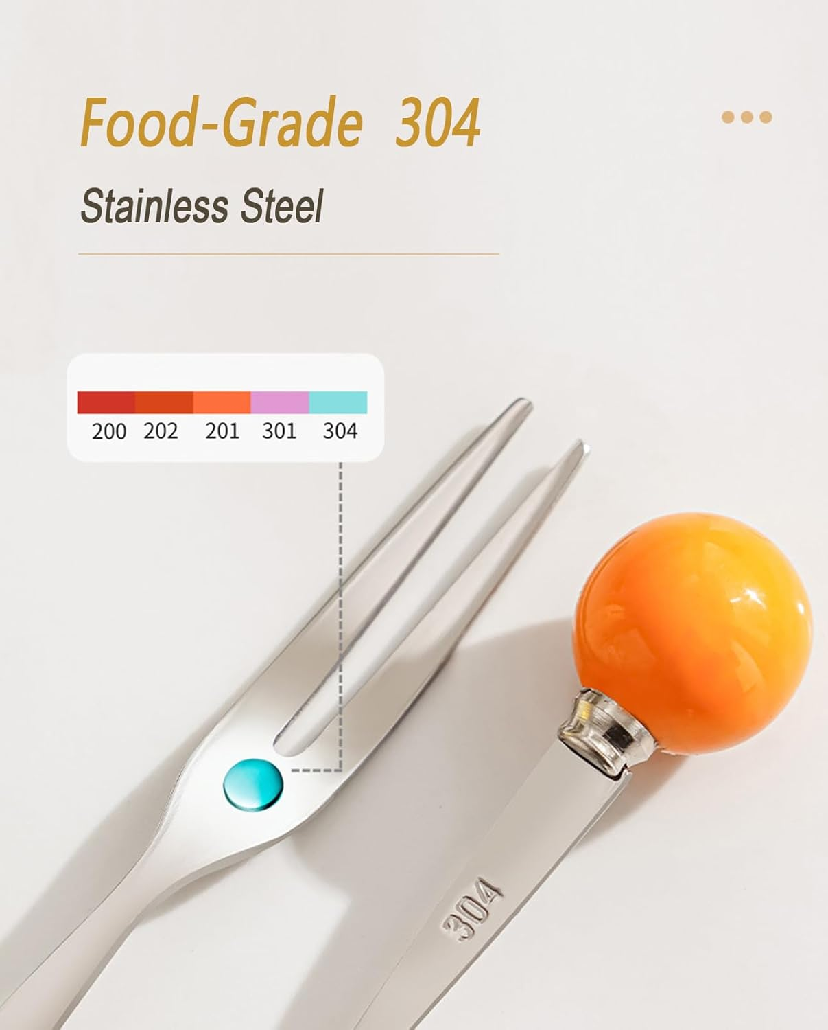 Kids Unicorn Stainless Steel Fork Set with Ceramic Holder | 4-Piece Utensil Set for Ages 3+ | Non-Toxic, Easy-Grip Design | Charming Pastel Decor for Girls' Kitchens & Dining Tables image number 6