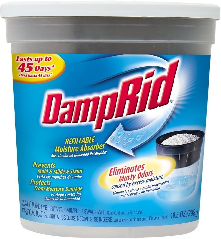 Damprid Refillable Moisture Absorber, Fragrance Free, 300 G image number 1