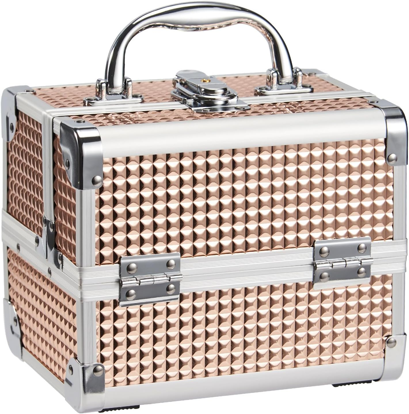 Make-Up Cosmetic Box Vanity Case Jewellery Storage Cabinet with Mirror 19.5 X 15 X 16 Cm