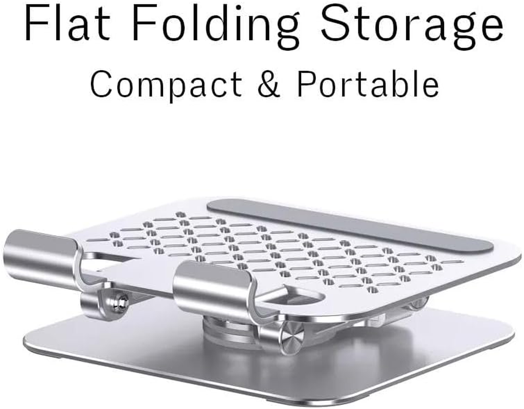 Gadget Garage Adjustable Tablet Stand, Foldable Desk & Travel Holder, Portable Tablet Mount for Ipad, Samsung Galaxy, Kindle & More