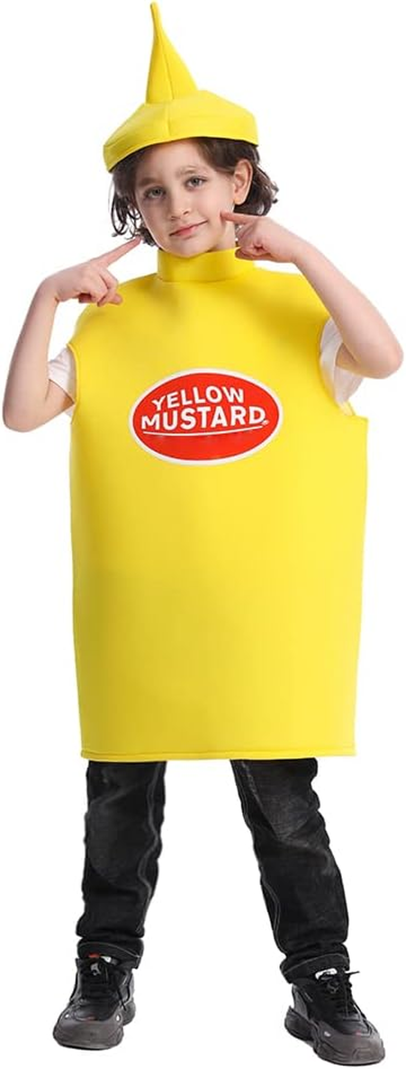 DSPLAY Kids Mustard Ketchup Costume Halloween Party