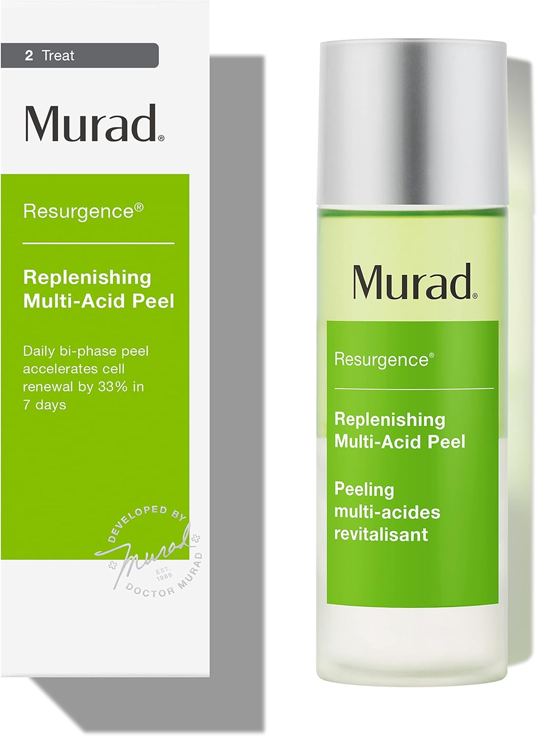 Murad Replenishing Multi-Acid Peel - Resurgence AHA/BHA Salicylic and Glycolic Acid Peel - Skin Renewing Face Peel - Daily Facial Peel Skin Care Treatment image number 4
