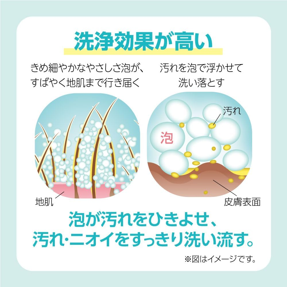 Foam Type: Pet Cleansing Skin Care, Foam Rinse in Shampoo for Dogs, Main Unit 230 + 180 Refill Lion Pet (Amazon.Co.Jp Exclusive)