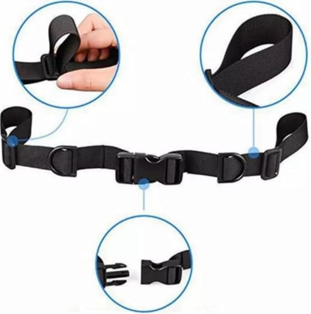 Goxfaca 2 Pack Backpack Chest Straps, Heavy Duty Adjustable Backpack Sternum Strap Belt with 10 Pieces Zipper Pulls - Black image number 1